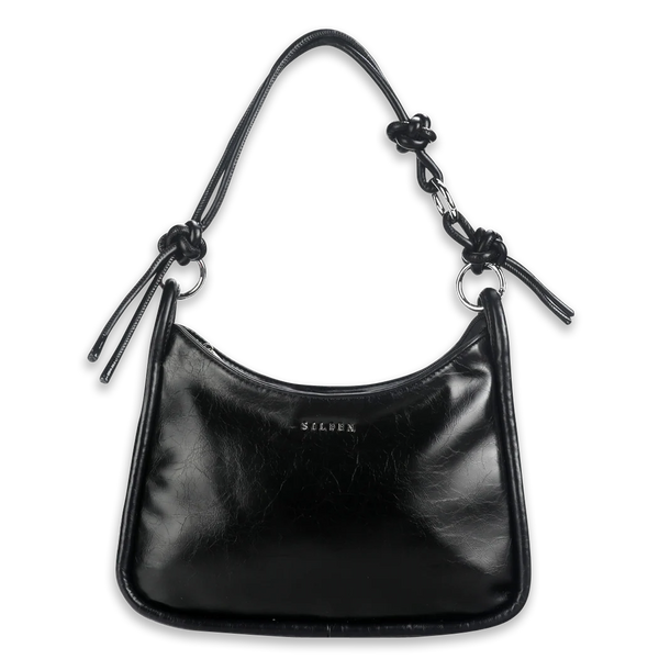 uni's room select【studioSAMI】RUFF BAG SILK_NAVY Uma Shoulder bag – Silfenstudio COM